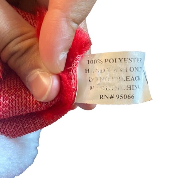 Vtg Christmas Naughty & Nice 2 Sided Reversible Christmas Stocking 17" Soft - Picture 6 of 8